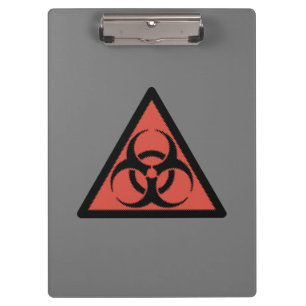 Porte-bloc Signal biologique rouge