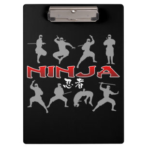 Porte-bloc Silhouette de Ninja