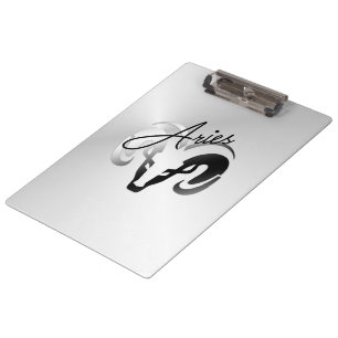 Porte-bloc Silver Aries le bélier Zodiac