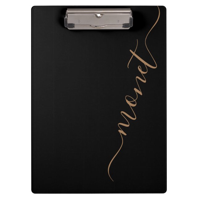 Porte-bloc Simple Manuscrit Script Name Personalized (Devant)