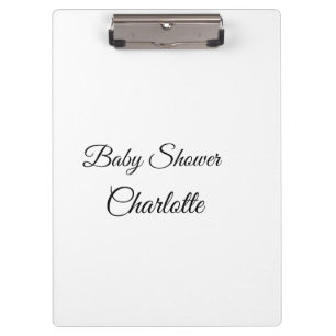 Porte-bloc SIMPLE MINIMAL.CUTIE AJOUTER NOM BÉBÉ Baby shower