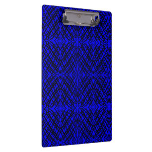 Porte-bloc Simple Scribble   Carreaux miroir   Bleu  