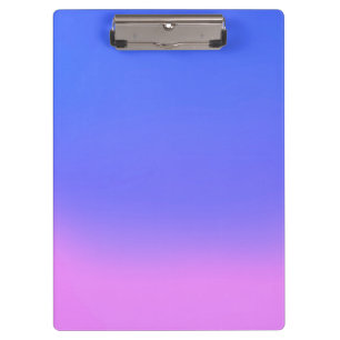 Porte-bloc Simple Sunset Ombre Effet bleu rose