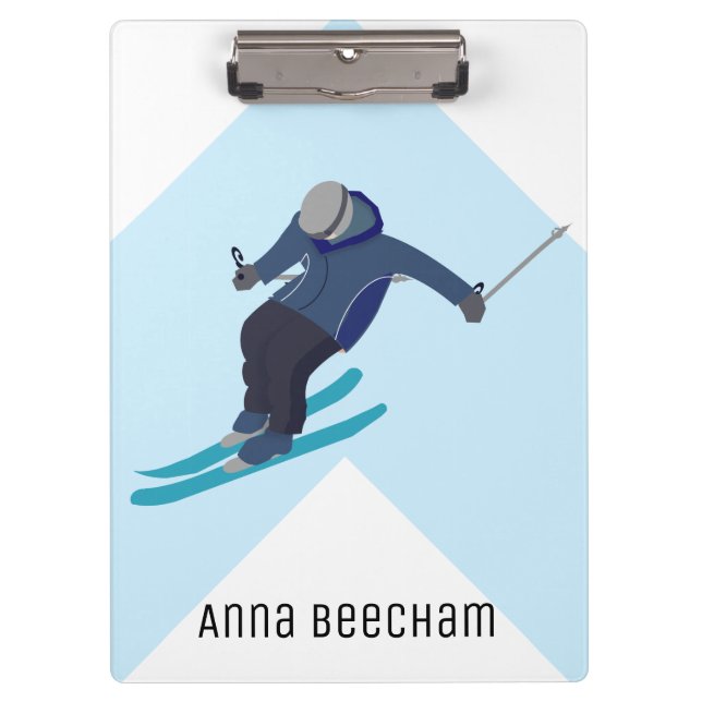 Porte-bloc Ski (Devant)