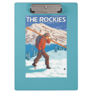 Porte-bloc Skis de transport de neige de skieur - les