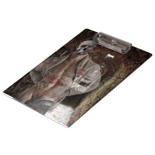 Porte-bloc SlipperyJoe's Halloween transparent homme fantomat