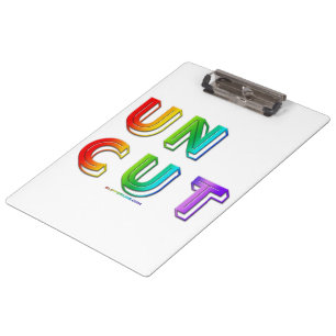 Porte-bloc SlipperyJoe's uncut vibrante arc-en-ciel couleurs 