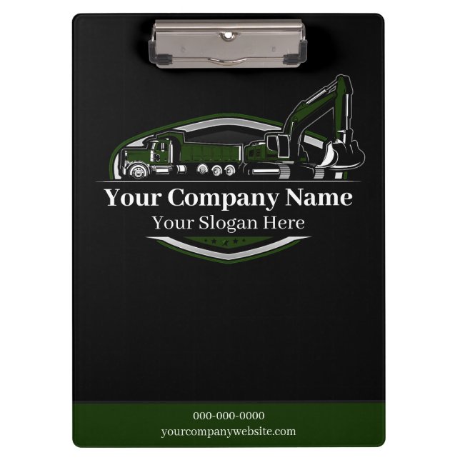 Porte-bloc Société de construction d'équipement lourd profess (Devant)