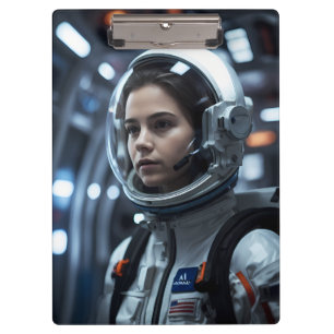 Porte-bloc Space Girl v1  