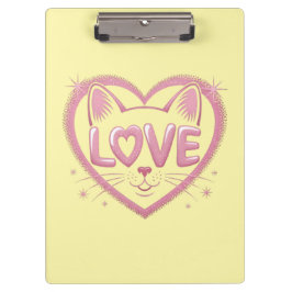 Porte-bloc Sparkling Cat Love