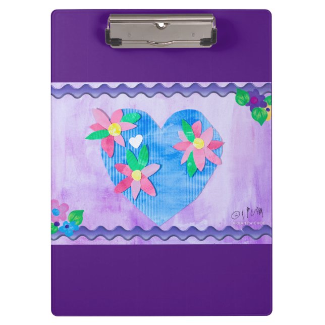 Porte-bloc Spring Time Heart - Kids Art pour CHOC (Devant)