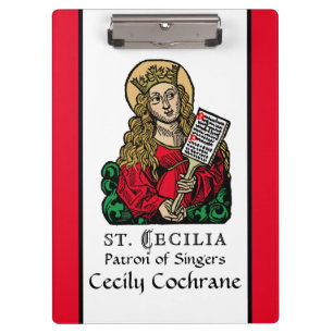 Porte-bloc St. Cecilia avec Hymn Board (Nuremberg)