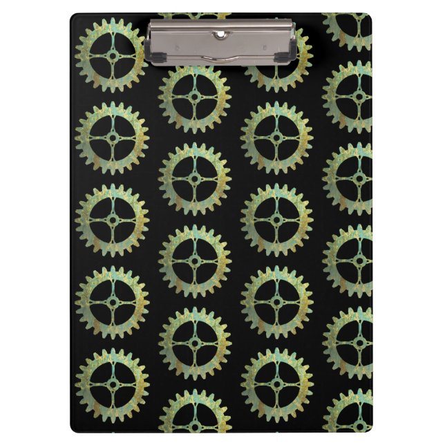 Porte-bloc Steampunk Rousty Horaires de montage (Devant)