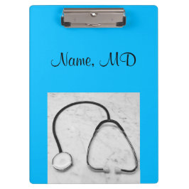 Porte-bloc Stethoscope du médecin turquoise