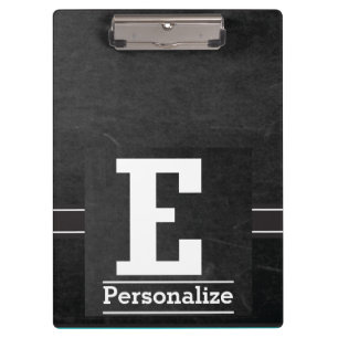 Porte-bloc Style de tableau de bord Monogramme   Lettre E