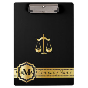 Porte-bloc Style monographique de l'entreprise   Droit   Avoc