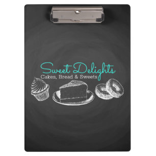 Porte-bloc Sweet Bakery Chalkboard Professionnel