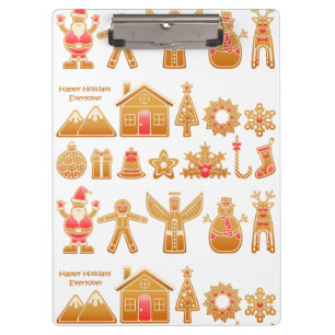 Porte-bloc Sweet Christmas Gingerbread Design