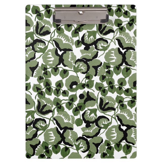 Porte-bloc Sweet Pea (Olive) Fine Art (Devant)