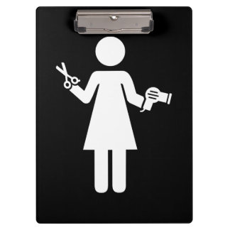 Porte-bloc Symbole coiffeur