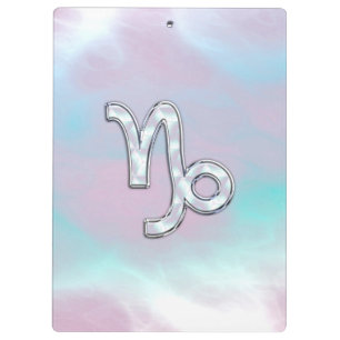 Porte-bloc Symbole du zodiaque de Capricorne sur Mère de Pear