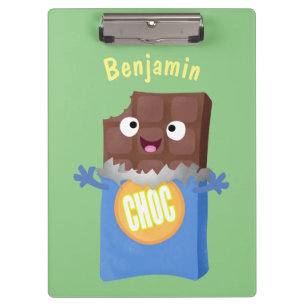 Porte-bloc Sympa chocolat chocolat bonbon bar personnage de d