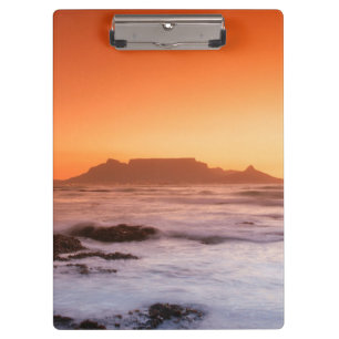Porte-bloc Table Mountain au coucher du soleil, Bloubergstran