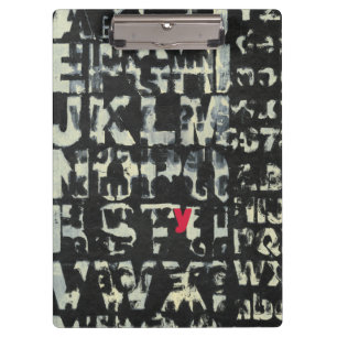 Porte-bloc Tableau alphabétique de Norman Wyatt