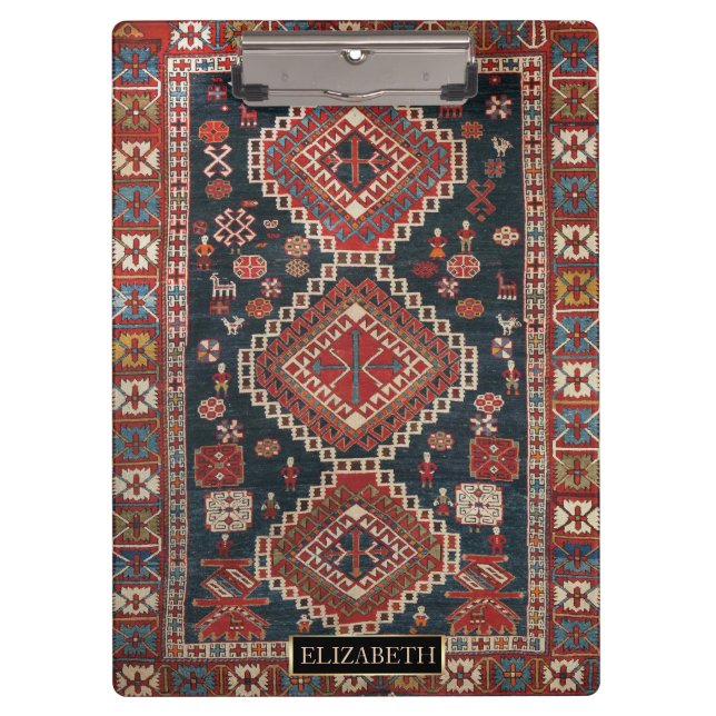 Porte-bloc Tapis oriental persan turc Karbistan (Devant)