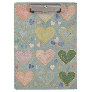 Porte-bloc Tapisserie Pastel Heart