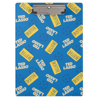 Porte-bloc Ted Lasso | Croyez le Motif de signe et de balle