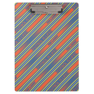 Porte-bloc Ted Lasso   Fútbol is Life Stripe Pattern