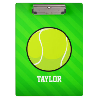 Porte-bloc Tennis ; Neon Green Stripes
