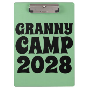 Porte-bloc Texte du camp de Granny