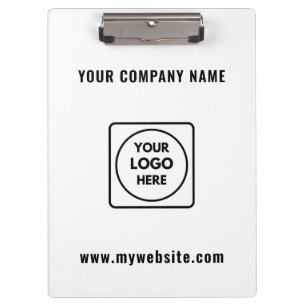 Porte-bloc texte Logo de l'entreprise Promo Pro