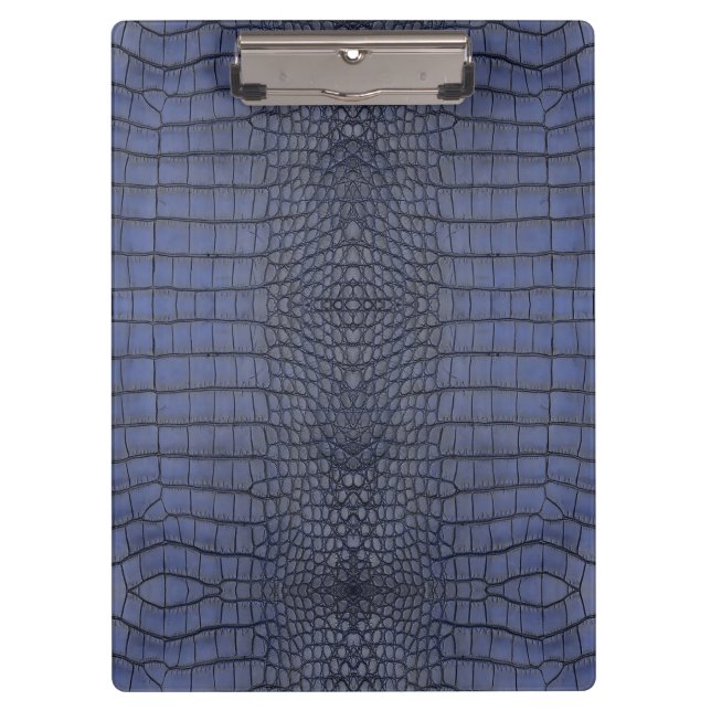 Porte-bloc Texture de l'alligator de cobalt (Devant)