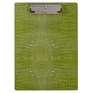 Porte-bloc Texture de l'alligator vert citron