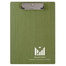 Texture de tissu vert Élégant logo Monogramme Pers