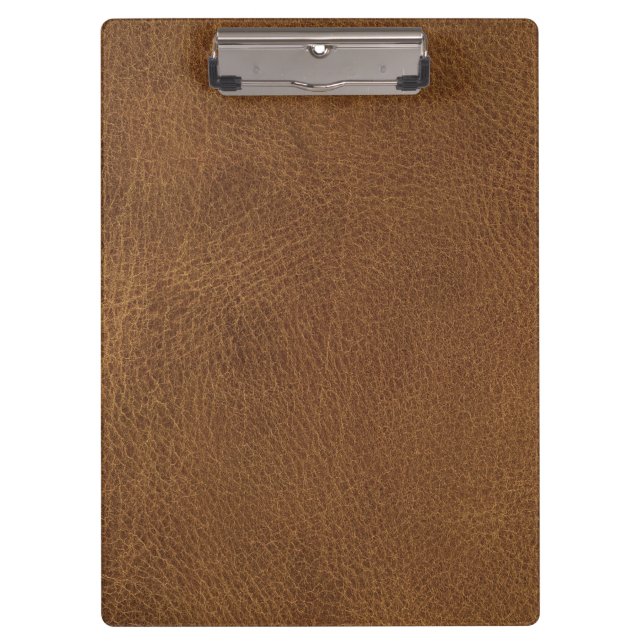 Porte-bloc Texture en cuir Brown (Devant)