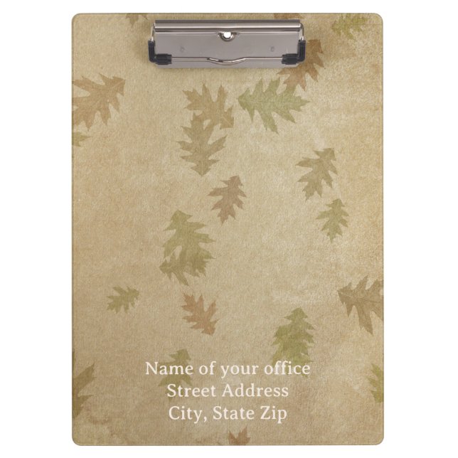 Porte-bloc Thème Automne Professionnel (Devant)