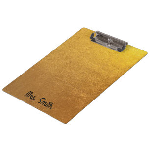 Porte-bloc Tonalité d'huile d'or personnalisée
