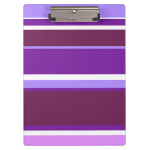 Porte-bloc Tons de rayures violettes
