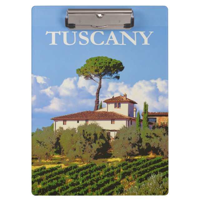 Porte-bloc Toscane Italie Poster Porte - bloc (Devant)