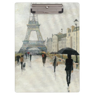 Porte-bloc Tour Eiffel   Paris sous la pluie