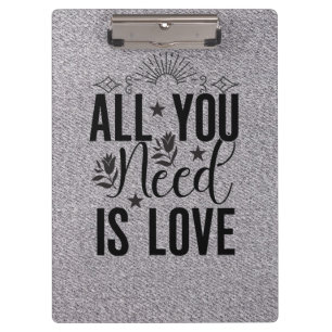 Porte-bloc Tout ce dont vous avez besoin est Love-20230
