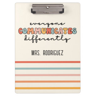 Porte-bloc Tout Le Monde Coloré Communique Différemment