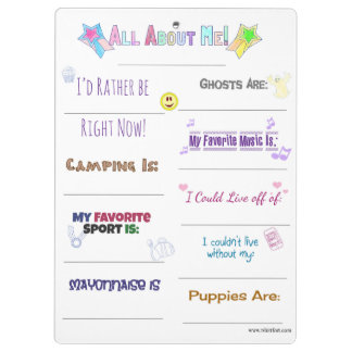 Porte-bloc Tout sur moi Customisez-le
