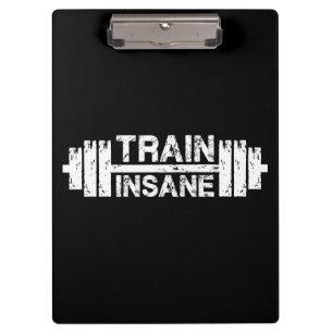 Porte-bloc Train Insane - Barbell, Salle de gym, Exercice Ins