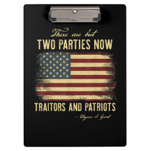 Porte-bloc Traitres et Patriotes