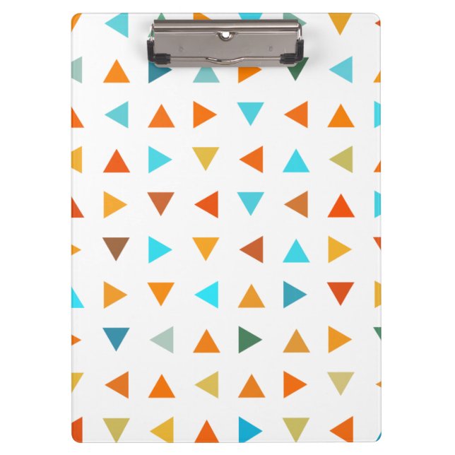 Porte-bloc Triangles colorés (Devant)